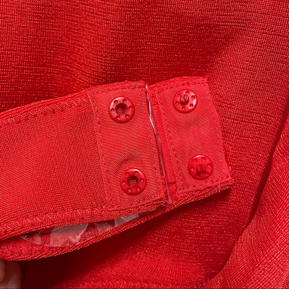NEW FREE PEOPLE Cowls In The Club Bodysuit Love Glare Red Size XS - Picture 11 of 12